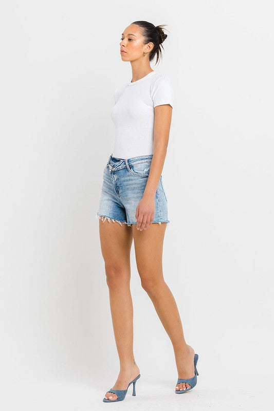 Maren High Rise Criss Cross Shorts