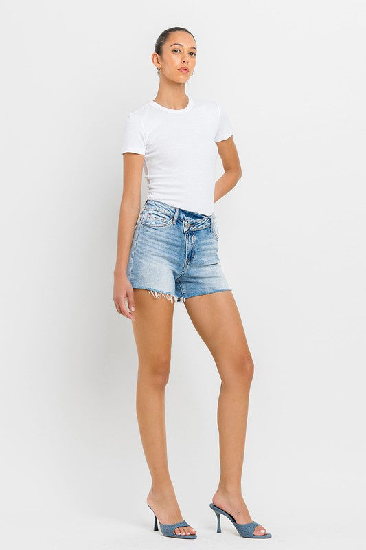 Maren High Rise Criss Cross Shorts