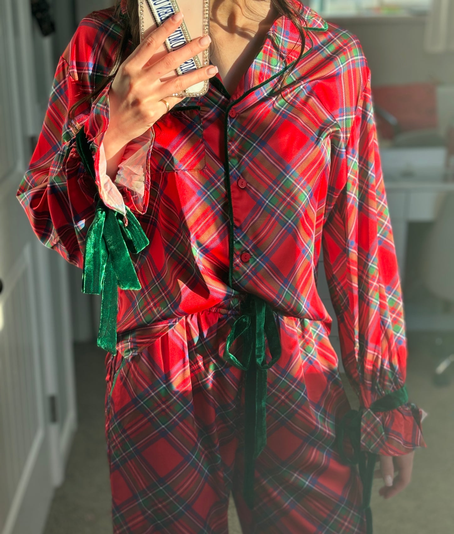 A Classic Christmas Pajama Set