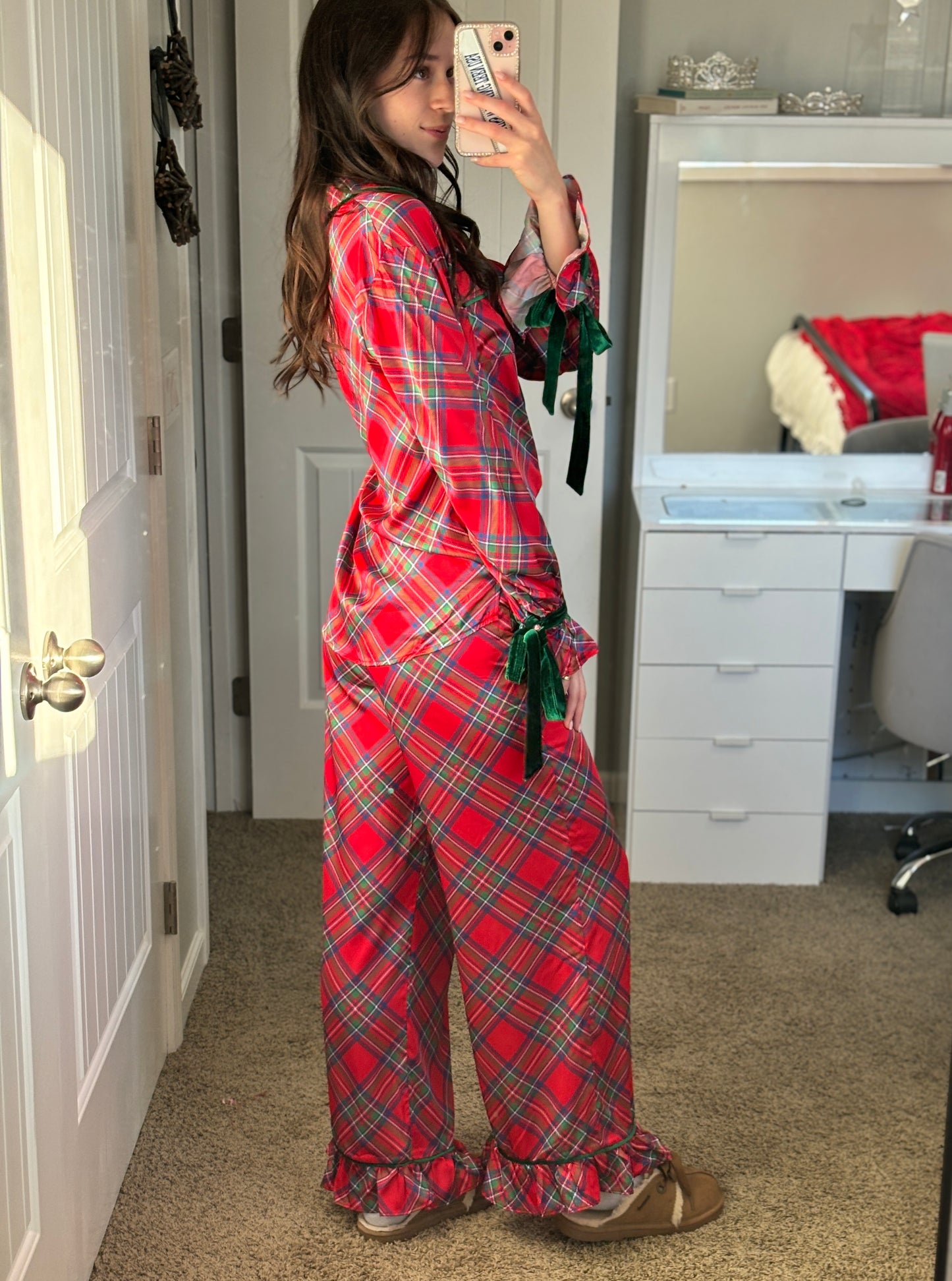 A Classic Christmas Pajama Set