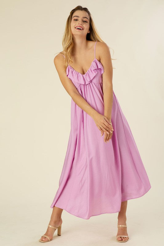 Lilac Maxi Dress