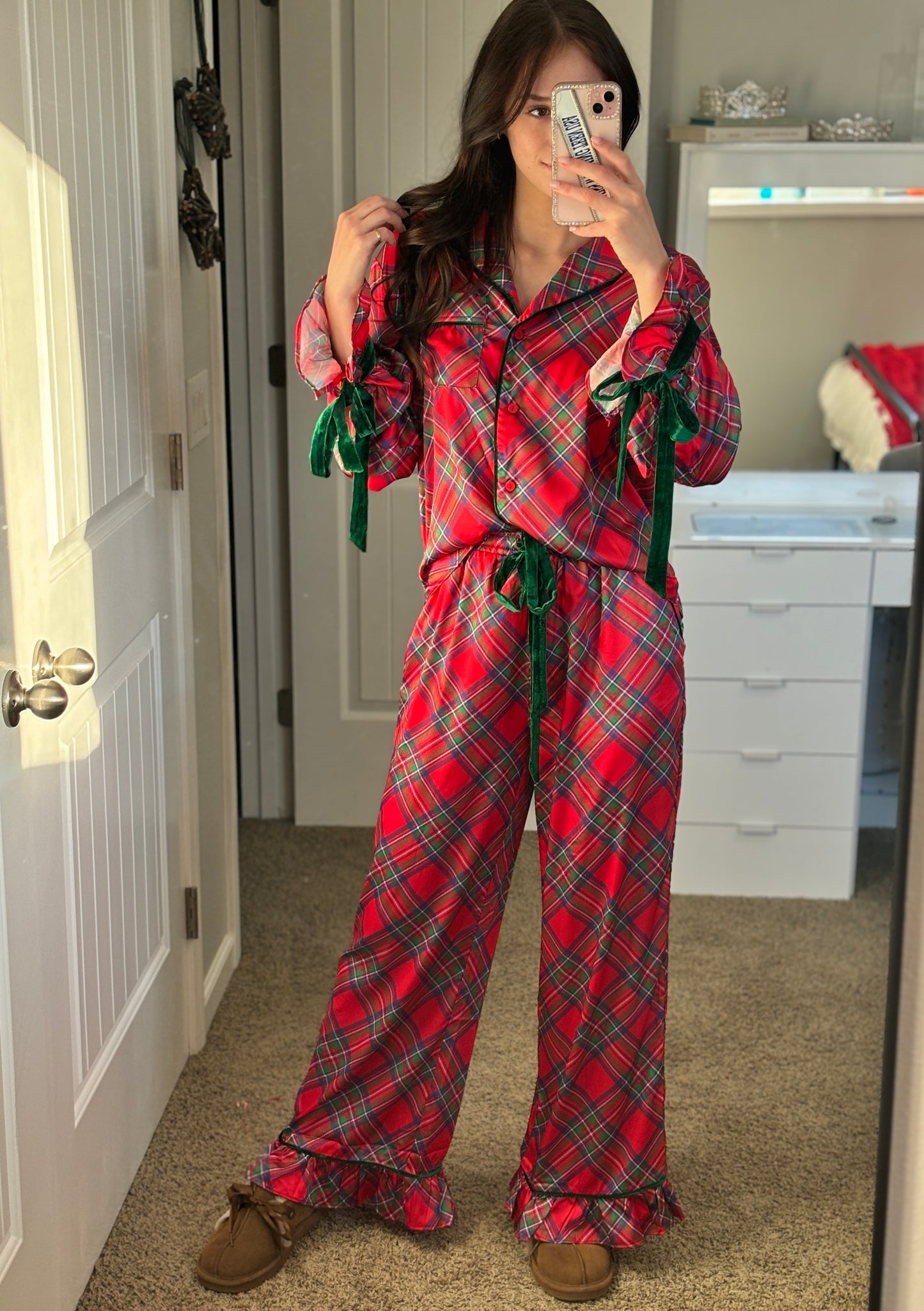 A Classic Christmas Pajama Set