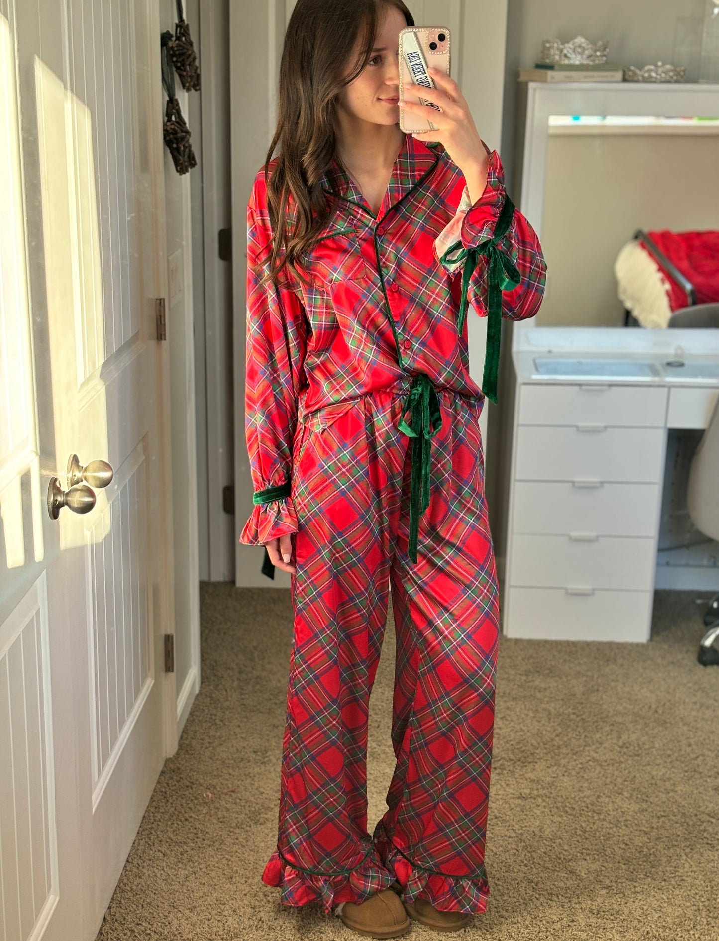 A Classic Christmas Pajama Set